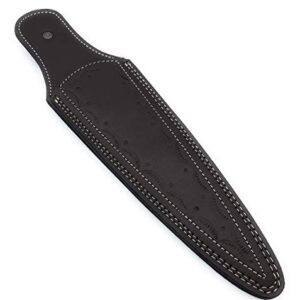 12" long custom handmade leather sheath for 7"—7.5" cutting blade dagger knife