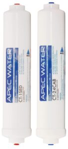 apec water systems filter-set-quick us made double capacity replacement cartridges for ultimate series reverse osmosis water filtration system ro-quick90 stage 1-2