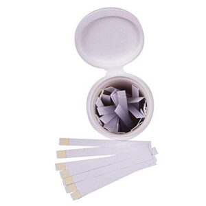 Salinity Test Strips, 0-1000 ppm [Vial of 50 Strips] for Chloride Based Salt Solutions