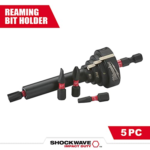 Milwaukee 48-32-2350 SHOCKWAVE Conduit Reaming Bit Holder 1/2in, 3/4in & 1in EMT (Limited Edition)