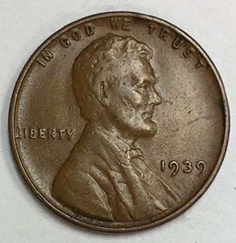 1939 P Lincoln Wheat Penny Average Circulated Good to Fine