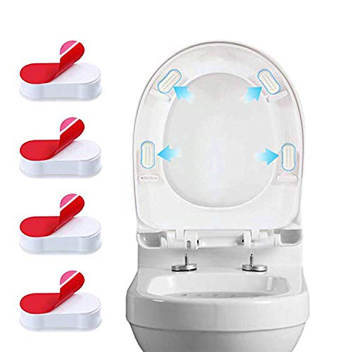 Apure Bidet Toilet Seat Bumper for Bidet with Strong Adhesive (4pcs)