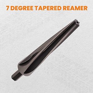 Tuningsworld Tapered Ball Joint Reamer, 7 Degree Ball Joint Tapered Reamer Tie Rod for 1-1/2" Per Foot