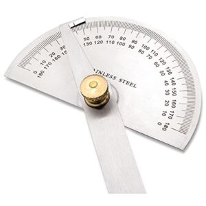 Eastwood Durable Precision Stainless Steel Protractor Angle Finder Vinyl Case