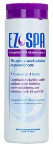 ez spa total hot tub care: clarifier, oxidizer, scale inhibitor, balancer - 2 lb. bottle