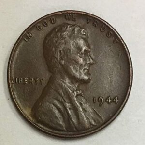 1944 P Lincoln Wheat Penny Average Circulated Good to Fine