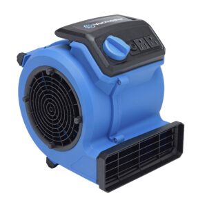 vacmaster am201 0101 portable air mover, blue
