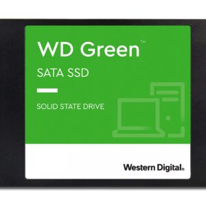 Western Digital 1TB WD Green Internal PC SSD Solid State Drive - SATA III 6 Gb/s, 2.5"/7mm, Up to 550 MB/s - WDS100T2G0A