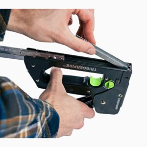 Surebonder TRIGGERFIRE Staple Gun - Tool Only (5625), Black, Green