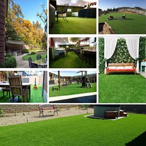 Petgrow Artificial Synthetic Grass Turf 5FTX8FT(40 Square FT),0.8" Pile Height Indoor Outdoor Pet Dog Artificial Grass Mat Rug Carpet for Garden Backyard Balcony