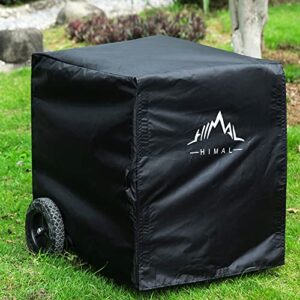 Himal Weather/UV Resistant Generator Cover 32 x 24 x 24 inch,for Universal Portable Generators 5000-10,000 Watt, Black