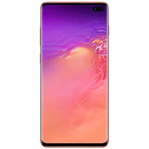 samsung galaxy s10 factory unlocked android cell phone | us version | 128gb of storage | fingerprint id and facial recognition | long-lasting battery | flamingo pink