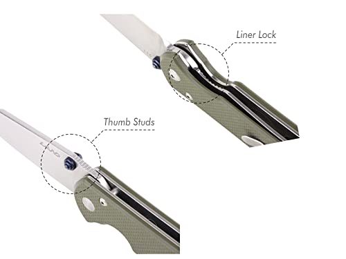 LAND Knives 910 911 912 913 Pocket Folding Knife 12C27 Sandvik Blade Portable Survival Fishing EDC Tool (911)