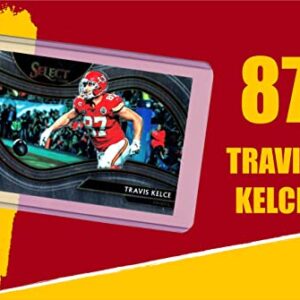 Travis Kelce Football Cards (5) Assorted Bundle - Kansas City Chiefs Trading Card Gift Set