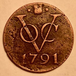 AN 1723-1793 Dutch Indies Trading Company Pirate Era Coins G+
