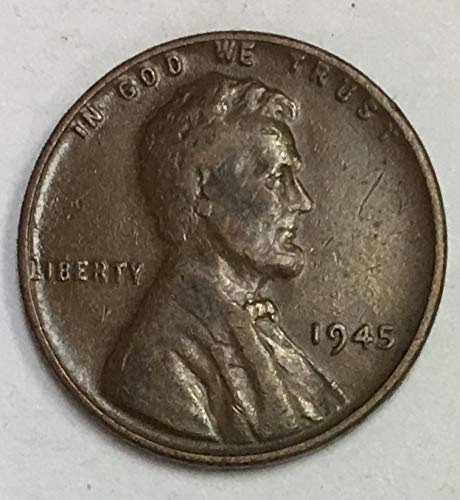 1945 P Lincoln Wheat Penny Average Circulated Good to Fine