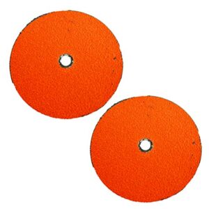 (2) 11710 orange disc 7" rbg712 abrasive grinding wheel rbg grinder 712 rbg780 780