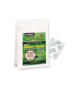sniff'n'stop is-sdg-112 sniff’n’stop small deterrent 12 pouches per bag