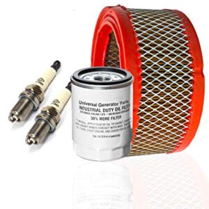 UGP Replacement for Generac OC8127, 070185ES and Spark Plugs (Kit 1-496018T) by Universal Generator Parts