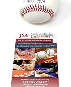 Lee Smith St Louis Cardinals Chicago Cubs Signed Autograph Official MLB Baseball HOF INSCRIBED JSA Witnessed Certified