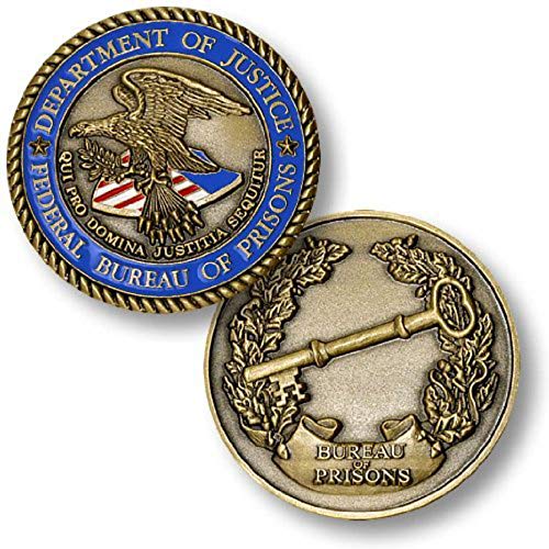 Department of Justice, Federal Bureau of Prisons Challenge Coin