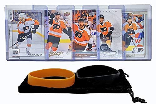 Claude Giroux (5) Assorted Hockey Cards Bundle - Philadelphia Flyers Trading Card