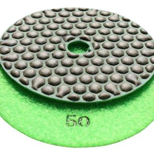 STADEA Dry Diamond Polishing Pad 4"Grit 50 For Stone Glass Marble Concrete Polishing