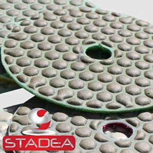 STADEA Dry Diamond Polishing Pad 4"Grit 50 For Stone Glass Marble Concrete Polishing