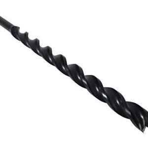 WoodOwl CU-13 Tri Cut 1-1/8" x 12" Long Ultra Smooth Utility Auger Hand Brace Boring Bit PTFE Coated