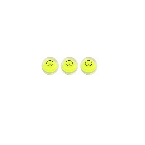 10pcs Bubble Spirit Level Degree Mark, 10x6mm Mini Circular Bullseye Level Inclinometers Use for Tripod, Phonograph, Turntable