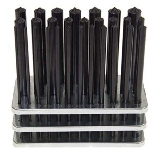 lldsimex 28 piece transfer punch set 3/32"-1/2" by 64ths plus 17/32"