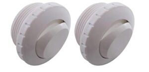 atie pool spa slotted opening hydrostream return jet fitting with 1-1/2" inch mip thread replace hayward sp1419a (2 pack)