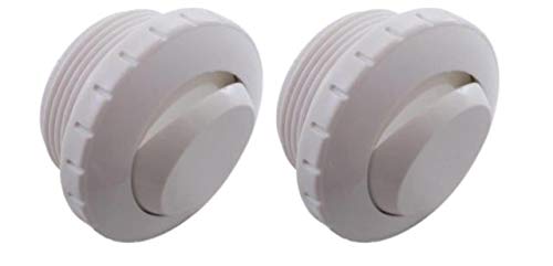 ATIE Pool Spa Slotted Opening Hydrostream Return Jet Fitting with 1-1/2" Inch MIP Thread Replace Hayward SP1419A (2 Pack)