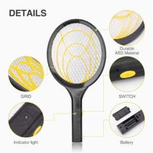 mafiti Electric Swater, Racket for Indoor and Outdoor Pest Control, 2AA Batteries not Included