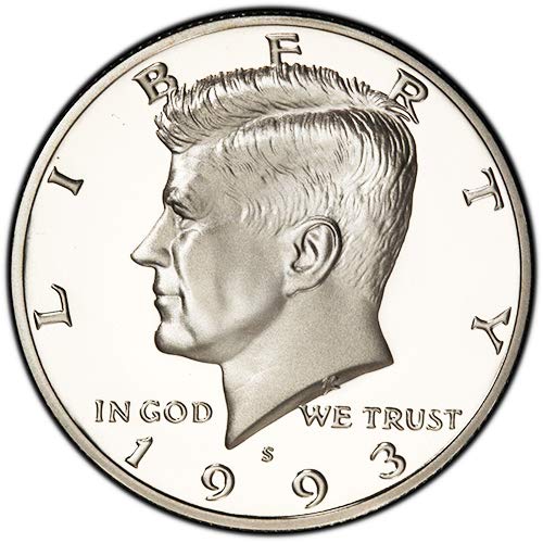 1993 S Clad Proof Kennedy Half Dollar Choice Uncirculated US Mint