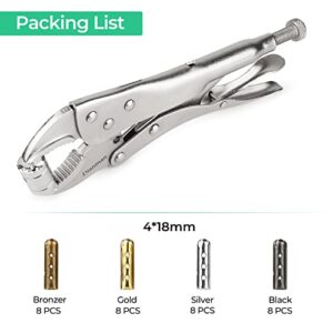 Dianman Heavy Duty Aglet Crimping Tool Shoelace Aglets Tool for Repair Shoelace Tips End Hoodie Aglets Plier Aglets Installation Tool (Metal)