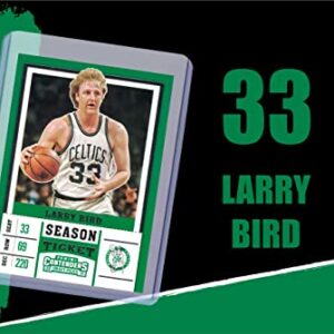 Larry Bird Basketball Cards Assorted (5) Bundle - Boston Celtics Trading Card Gift Pack