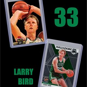 Larry Bird Basketball Cards Assorted (5) Bundle - Boston Celtics Trading Card Gift Pack