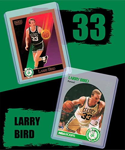 Larry Bird Basketball Cards Assorted (5) Bundle - Boston Celtics Trading Card Gift Pack