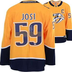 Roman Josi Nashville Predators Autographed Gold Fanatics Breakaway Jersey - Autographed NHL Jerseys