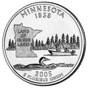 2005 s silver proof minnesota state quarter choice uncirculated us mint