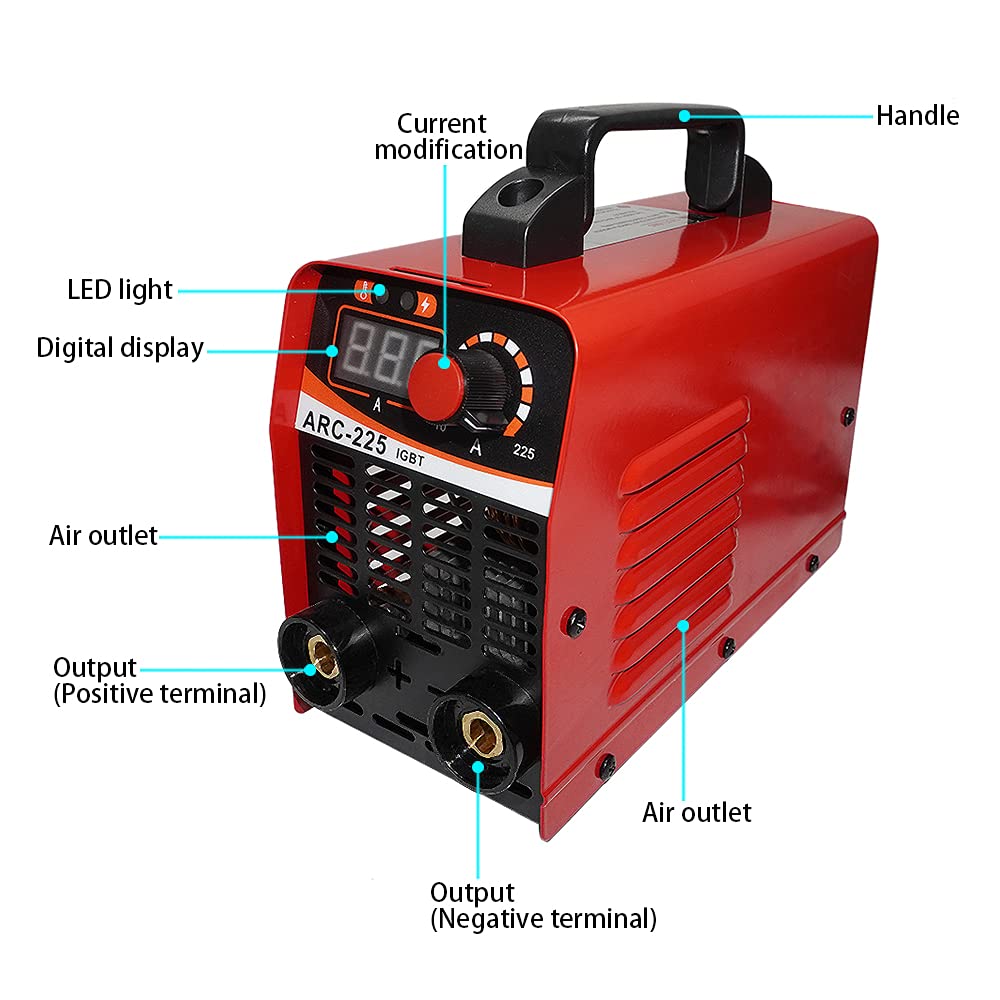 PROMOTOR 110V 225A Mini Electric Welding Machine IGBT DC Inverter ARC MMA Stick Welder