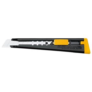 olfa 18mm heavy-duty utility knife (ml) - multi-purpose retractable precision knife w/all metal handle & snap-off blade, replacement blades: any olfa 18mm blade