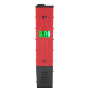 mumusuki protable lcd digital ph meter pen of tester food beverage aquarium pool water quality wine urine automatic calibration