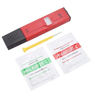 Mumusuki Protable LCD Digital PH Meter Pen of Tester Food Beverage Aquarium Pool Water Quality Wine Urine Automatic Calibration