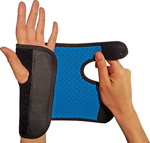 RiptGear Carpal Tunnel Wrist Brace Support - Adjustable Wrist Brace for Women and Men - Hand & Wrist Splint Compression Support for Tendonitis Wrist Brace for Carpal Tunnel - Left Hand