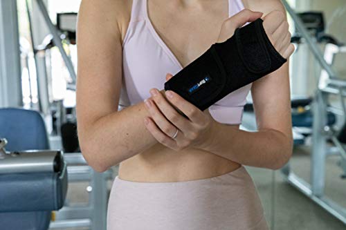 RiptGear Carpal Tunnel Wrist Brace Support - Adjustable Wrist Brace for Women and Men - Hand & Wrist Splint Compression Support for Tendonitis Wrist Brace for Carpal Tunnel - Left Hand