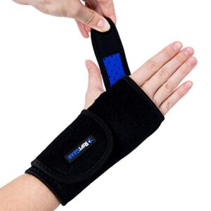 RiptGear Carpal Tunnel Wrist Brace Support - Adjustable Wrist Brace for Women and Men - Hand & Wrist Splint Compression Support for Tendonitis Wrist Brace for Carpal Tunnel - Left Hand