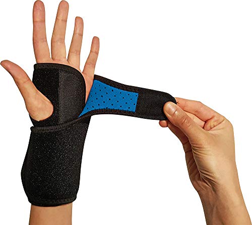 RiptGear Carpal Tunnel Wrist Brace Support - Adjustable Wrist Brace for Women and Men - Hand & Wrist Splint Compression Support for Tendonitis Wrist Brace for Carpal Tunnel - Left Hand