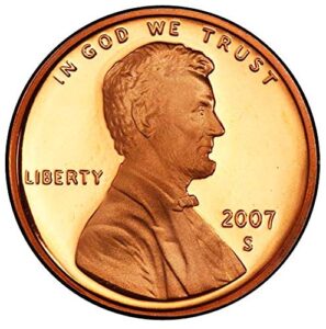 2007 s proof lincoln memorial cent choice uncirculated us mint